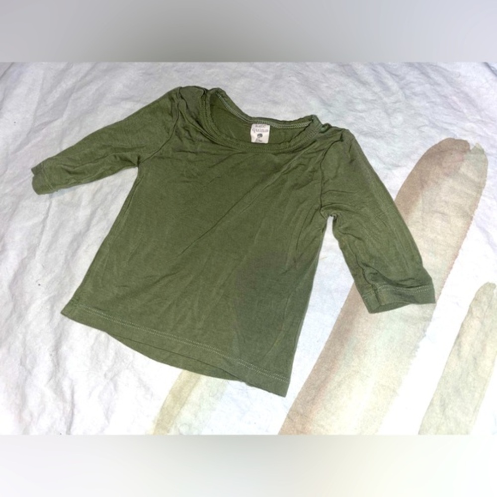 Kate Quinn Long Sleeve T-Shirt in Olive 🌵3-6 Months
